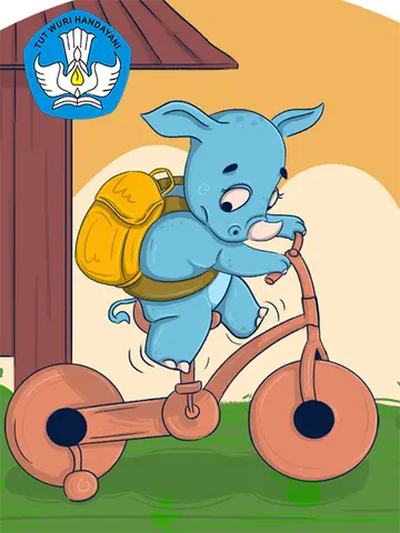 Badak Kecil dan Sepeda Yang Terlalu Tinggi