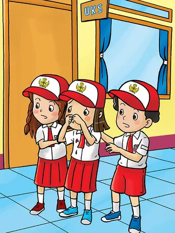 Meli Mimisan Waktu Upacara!