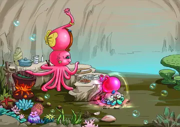 Gurita Kecil yang Rakus