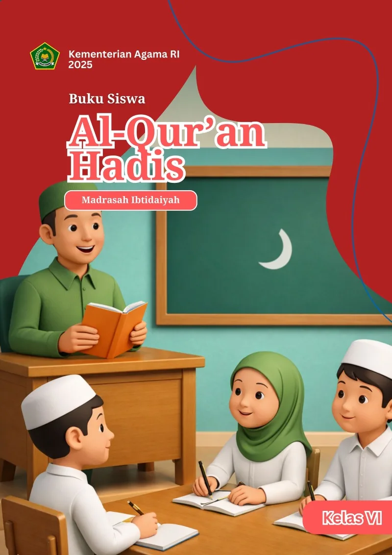 Al-Qur’an Hadis MI Kelas VI (2025)