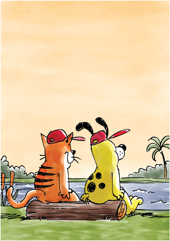 Kucing, Asu, lan Topi